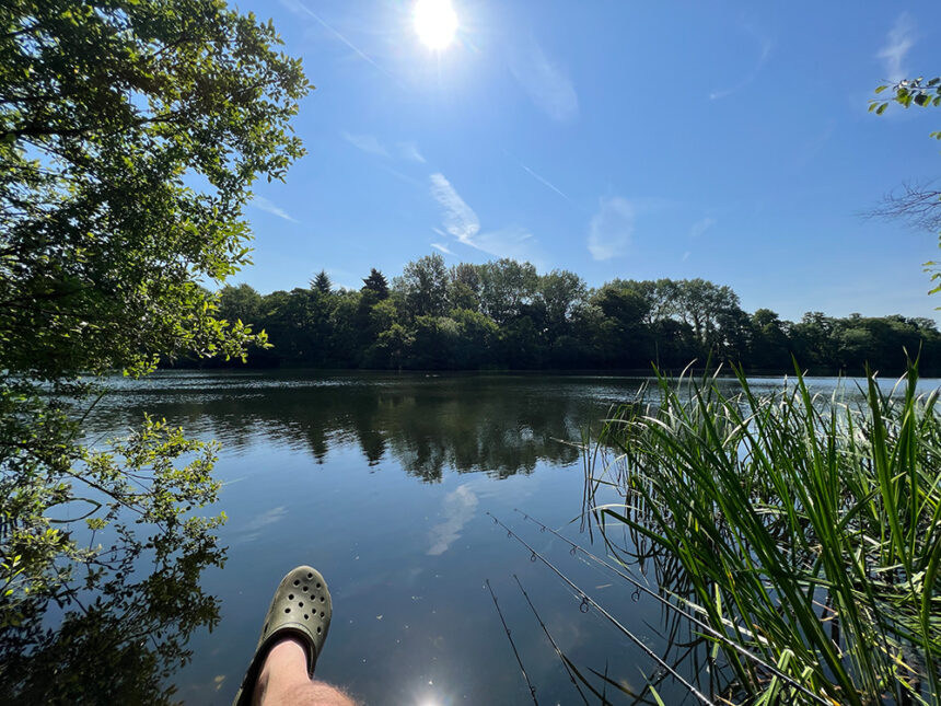 Carp Fishing From A Campervan The Mere RH Fisheries Campervan